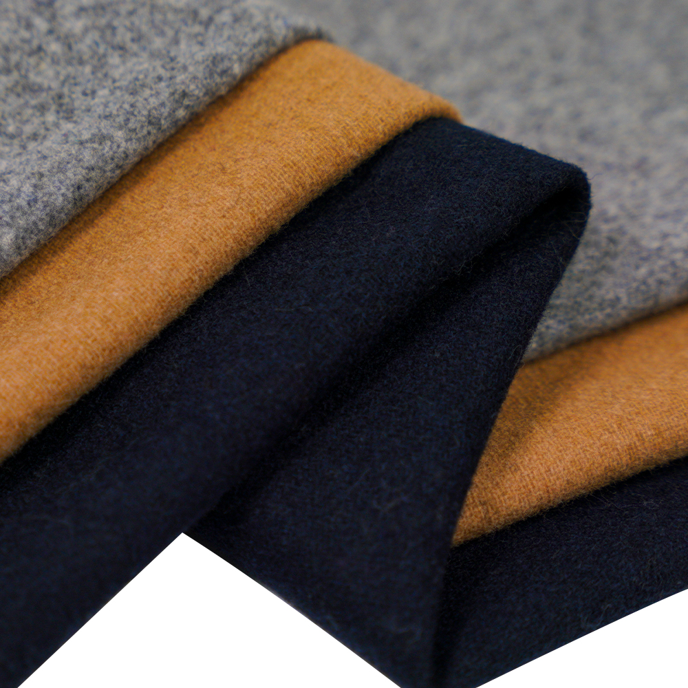 50% Lã, 40% Poliéster, 10% Outras Fibras, 340G/M, Camelo, Tecido de Flanela, ML-S0624-201-9