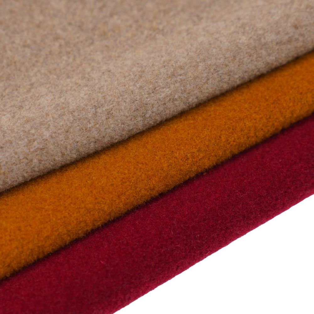 50% Lã, 50% Outras Fibras, 750G/M, Camelo Amarelo, Tecido de Veludo, ML-DALAN-D