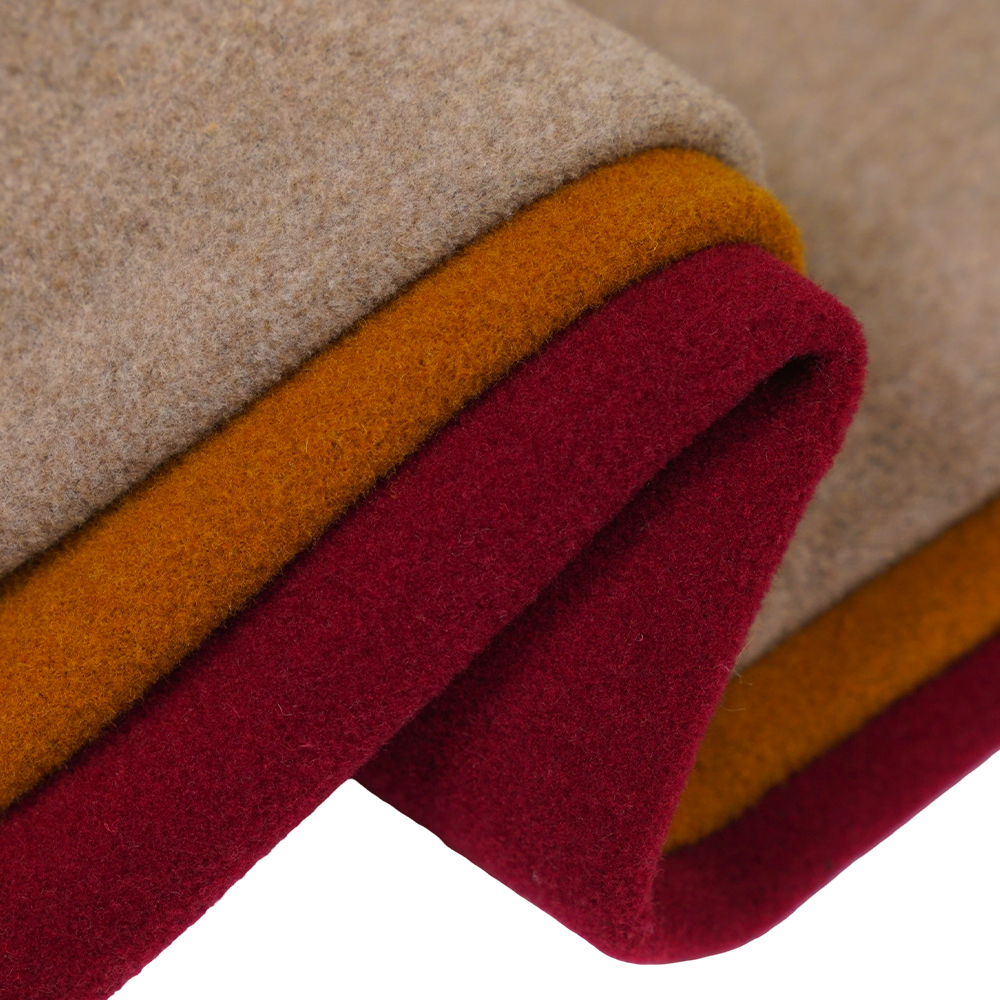 20% lã, 70% poliéster, 690g/m, tom terra, tecido felpudo, ML-2010384-4